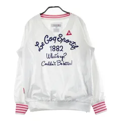 サイズ：L LE COQ GOLF ルコックゴルフ  2WAY 裏メッシュ 長袖ブルゾン  ホワイト系 [240101670006] ゴルフウェア レディース ストスト