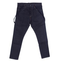 未使用　VISVIM　トラベラーブレース　サスペンダー付き　ダメージ　パンツ VISVIM トラベラーブレースサスペンダーダメージパンツ TRAVAILLER
