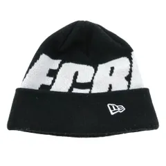 F.C.R.B. エフシーアールビー 20AW FCRB-202080 F.C.Real Bristol FCRB エフシーレアルブリストル × NEW ERA ニューエラ BIG LOGO CUFF KNIT ビーニー ニット帽 帽子 ブラック系【中古】のサムネイル