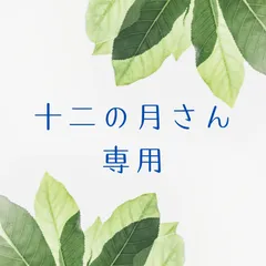 十二の月さん専用　発送方法を変更　（メルカリ便）のサムネイル