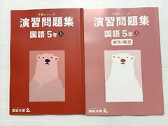 四谷大塚 国語5年上 演習問題集 予習シリーズ 241113-2 2023 010S2B
