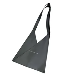 186001 現状品 MM6 Maison Margiela マルジェラ ハンドバッグ SB6WD0012  ブラック レザー