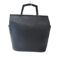 ロエベ LOEWE レザー トートバッグ ハンドバッグ ブラック 黒 