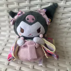 美品】クロミ ぬいぐるみ　将軍シリーズ 和装 着物 リボン付き サンリオ マスコット 可愛い