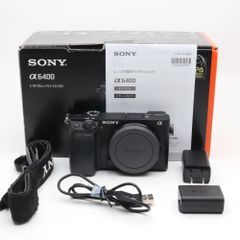 SONY α6400 ダブルズームレンズキット 純正予備BT付 - メルカリ