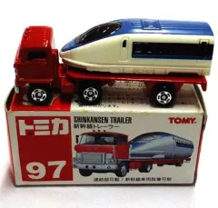 【中古】トミカ 新幹線トレーラー(レッド/赤箱) 「トミカ No.97」