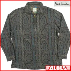 Paul Smith ポールスミス ロンT シャツ L ペイズリー柄 古着 カットソー 長袖メンズ Tシャツ_カットソーサイズL一覧←SEULB屋着古← TY4459