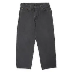 リーバイス Levi's 00s 2000年代 550 ブラックデニムパンツ ジーンズ バギー 560 501 505 silverTab USA ヴィンテージ 古着 メンズ ズボン パンツ 黒 W36 L30【中古】