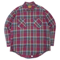 40s BUCK SKEIN JOE オンブレ シャドーチェック ウール シャツ - メルカリ