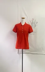 ルイカステル オレンジ 半袖 ポロ ゴルフ Tシャツ 417