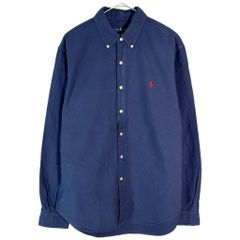 Ralph Lauren ネイビー ブルー 長袖シャツ リネン 麻100% - メルカリ