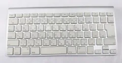 【HY】【美品】Apple 純正 Wireless Keyboard A1255 日本語JIS アルミ Bluetooth ワイヤレス キーボード シルバー 薄型 軽量 コンパクト デザイン キー入力装置[ゆうパケット発送、送料無料]HY004