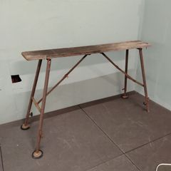 アンティーク アイロン台 ヴィンテージ 古道具 木製ディスプレイ台 に
