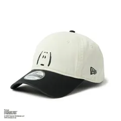 [即納]NEWERA ニューエラ 9TWENTY Vintage PEANUTS ピーナッツ 2-Tone クロームホワイト/ブラック　CAP 調節可能 メンズ　プレゼント ギフト 贈り物のサムネイル