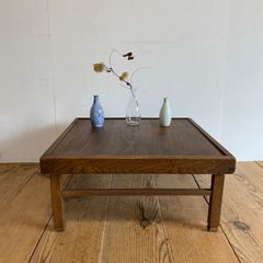 昭和レトロ 折りたたみテーブル ローテーブル 座卓 ちゃぶ台 花柄