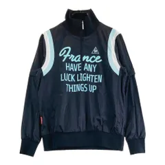 サイズ：L LE COQ GOLF ルコックゴルフ  2WAY ハーフジップ 長袖ブルゾン  ブラック系 [240101575106] ゴルフウェア レディース ストスト