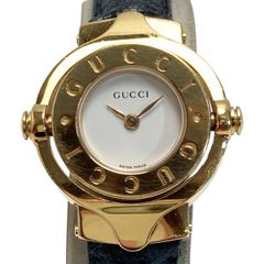 45 稼動 GUCCI 時計 箱付き レディース 6600L ゴールド ラウンド