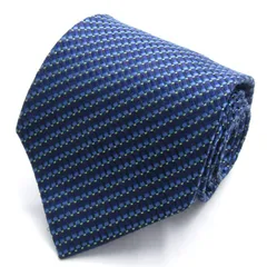 シャルベ ネクタイ ブランド 総柄 シルク PO メンズ ネイビー Charvet 【中古】のサムネイル