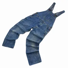 ビッグジョン デニム オーバーオール メンズ W34 色落ち ビンテージ 90s ワークウェア