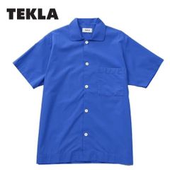 TEKLA テクラ パジャマ ルームウェア Sサイズ 半袖シャツ カーキ Sサイズ WILLOW SWE-WIL TEKLA テクラ パジャマ ルームウェア Sサイズ 半袖シャツ カーキ S