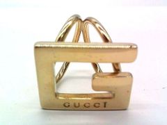 GUCCI Gロゴ スカーフリング ゴールド グッチ - メルカリ