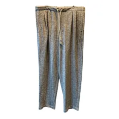 新品 FRANK LEDER “DEAD STOCK LIMITED RARE VINTAGE FABRIC 2TUCK DRAWSTRING TROUSERS（RVF3）"のサムネイル