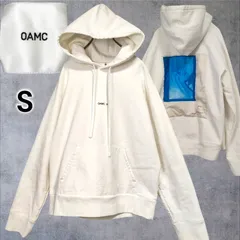 OAMC 2021AW コットン シルク ドッキング フーディー アイボリー アートワークパーカー 元JilSanderデザイナー作 希少アーカイブ メンズ レディース ユニセックス シンプル デザイン モード スタイル 良質なMサイズ相当のサムネイル