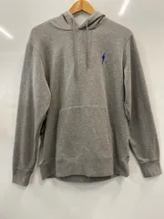 ピC458⚫︎Lightning Bolt ⚫︎ライトニングボルト⚫︎スウェットパーカー⚫︎長袖⚫︎綿混⚫︎メンズ⚫︎size⚫︎L⚫︎グレーのサムネイル