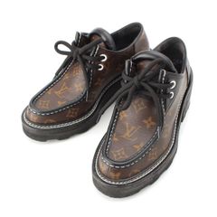 美品 ルイ・ヴィトン ローファー MA1129 サイズ37 1/2 24.5 - メルカリ