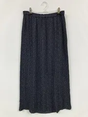 UNIQLO ユニクロ ロングスカート L ネイビー