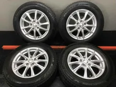 【BS BLIZZAK VRX3 205/65R16】スタッドレス【HOT STUFF Exceeder 16インチ 6.5J5HPCD114.3+48】21年製 バリ溝 ヤリスクロス等　(STE139)のサムネイル