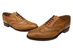 ローク Loake Buckingham バッキンガム Brogue Shoes ブローグ シューズ レースアップ スクエアトゥ 革靴 茶 メンズ靴 ブーツ その他 ブラウン サイズ7 1/2 104S-1238のサムネイル