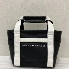 2133　TOMMY HILFIGER　トミーヒルフィガー　ハンドバッグ　トートバッグ　ブラック　黒　ホワイト　白　レディース　メンズ　シンプル　きれいめのサムネイル