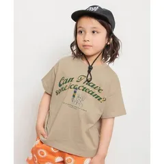 《新品》F.O.KIDS 半袖Tシャツ 80 100 110 120㎝ ベージュ 半袖 プチプラ 保育園 R307175