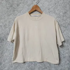 276A S カルバン・クライン クロップド 半袖 Tシャツ