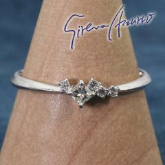 SIENA ROSE ANNIVERSARY ダイヤ5粒リング 10号 美品 - メルカリ