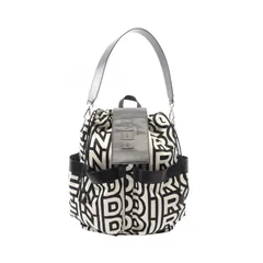 フェンディ FENDI リュックサック バックパック FENDI × MARC JACOBS 2WAY 7VZ056 ホワイト/ブラック ナイロン レザー FENDI×MARC JACOBS バックパック メンズ Used Bのサムネイル