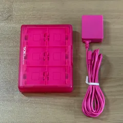 4-130 3DS ACアダプタ＆ソフトケース24 ピンク