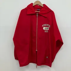 【イオン広店】 中古 Champion | チャンピオン ナイロンジャケット レッド サイズ：XL 【906】