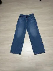 UNIQLO ワイドデニム レディース パンツ (28)