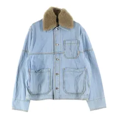 MARNI (マルニ) MULTI POCKET DENIM SHEEP CHECK JACKET マルチポケット デニムジャケット シープ バックチェック ブルーのサムネイル