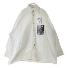 RAF SIMONS (ラフシモンズ) 19SS Two Patches Big fit shirt 191ー248 パッチ ビック オーバー シャツ ホワイトのサムネイル