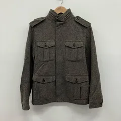 【イオン広店】 中古 PS Paul Smith | ピーエスポールスミス ミリタリージャケット グレー サイズ：M 【94】