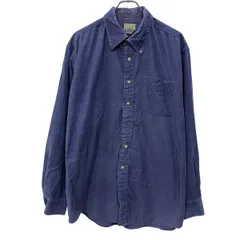L.L.Bean 長袖 コーデュロイシャツ XL サックスブルー エルエルビーン ボタンダウン コーデュロイ カジュアル 春秋物 a804-6056