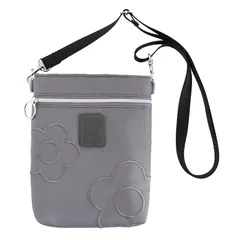 【新品】 MARY QUANT (マリークヮント) ショルダーポーチ (グレー) スマホショルダー スマホポーチ ポシェット ポケットプラス (約19cm×13cm×2cm) 000846-0001-01 1