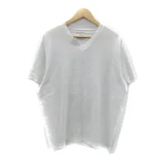 ジョセフアブード JOSEPH ABBOUD Tシャツ カットソー 半袖 Vネック 切替 大きいサイズ 3L 白 ホワイト /SY42のサムネイル