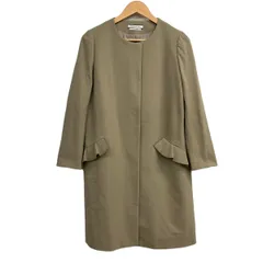 FOXEY NEW YORK(フォクシーニューヨーク) コート サイズ40 M レディース美品  - 39682 グレーベージュ 長袖/春/秋のサムネイル