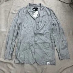 AZUL by moussy  アズールバイマウジー　ジャケット　XLサイズ　メンズ　新品タグ付き　アウター　上着　ライトグレー　灰色のサムネイル