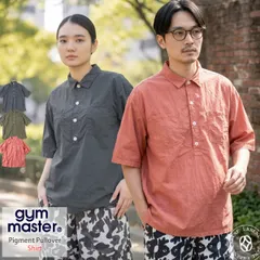 Gym Master ジムマスター ピグメント コットンナイロン プルオーバーシャツ 半袖 ( G733791 ) 軽量 薄手 涼しい 夏シャツのサムネイル