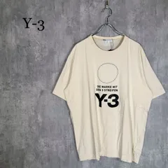 『Y-3』ワイスリー（XL）ダブルレイヤー  スタックドロゴTシャツ